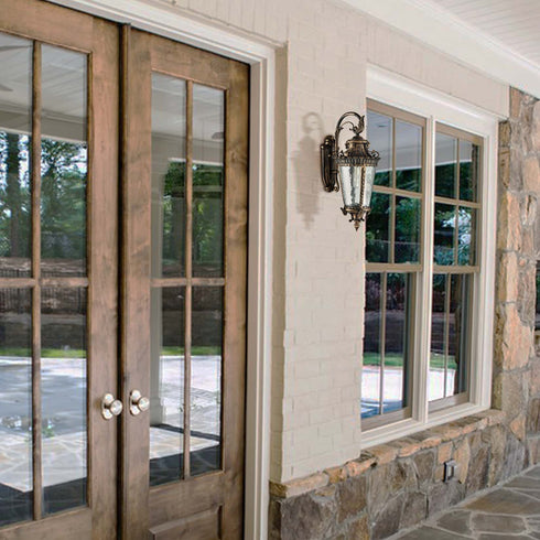 Outdoor Wall Sconce Waterproof Bronze Exterior Wall Light Fixtures
